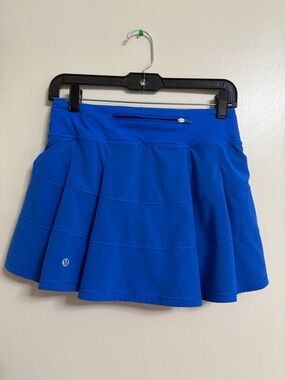 lululemon athletica Royal Blue Circle Skort with Zip Pocket